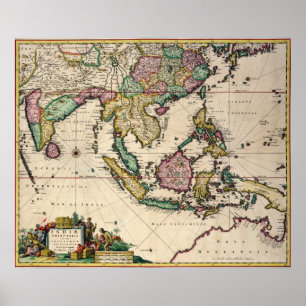 Póster La India y Ceilán a Australia