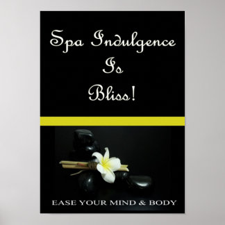 Póster La Indulgencia Del Spa Es Bliss