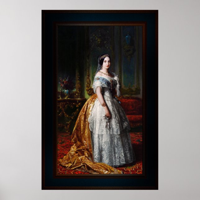 Póster La infanta Luisa Fernanda de Borbón (Frente)