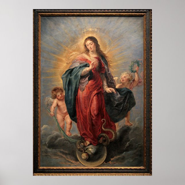 Póster La inmaculada concepción (Frente)