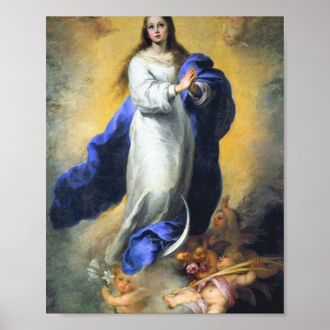 Póster La Inmaculada Concepción De El Escorial (Frente)