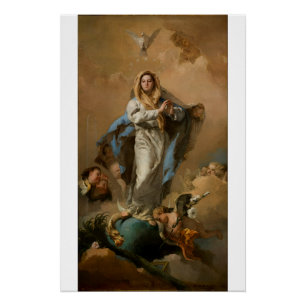Póster La inmaculada concepción de Giovanni Tiepolo