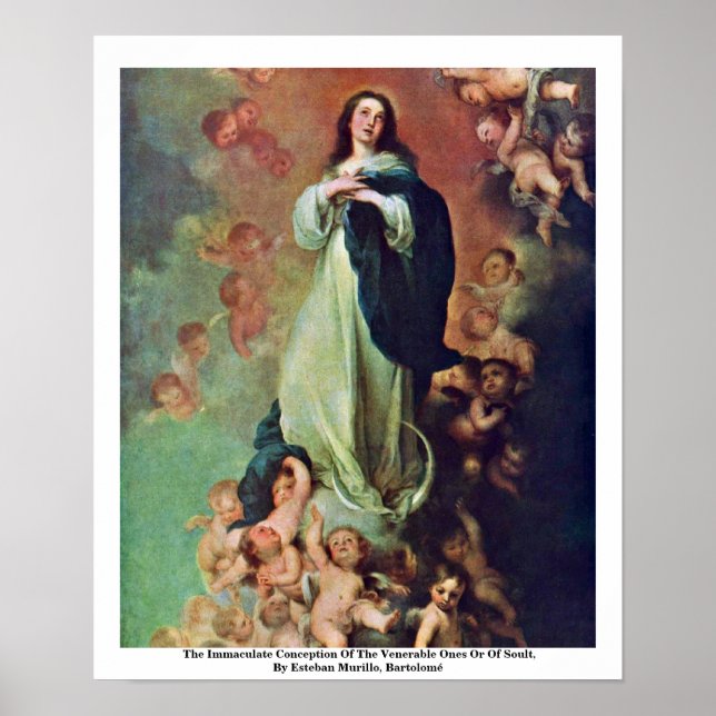 Póster La Inmaculada Concepción De Los Venerables (Frente)