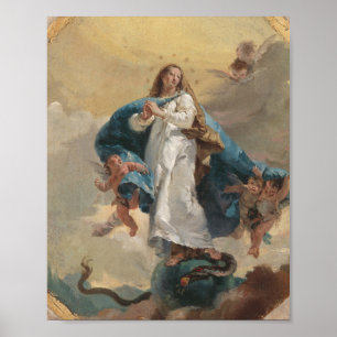 Póster La inmaculada concepción - Giovanni Battista Tiep