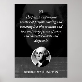 Póster La insensata e inicua práctica de la maldición pro