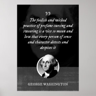 Póster La insensata e inicua práctica de la maldición pro