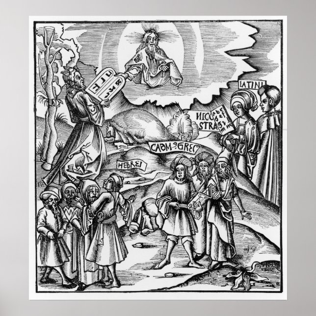 Póster La institución de las lenguas (Frente)