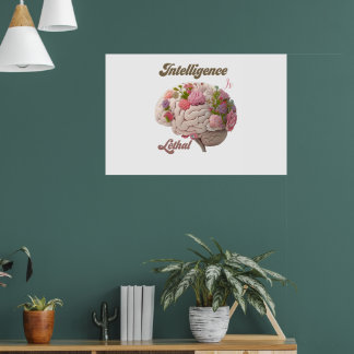 Póster La inteligencia es letal