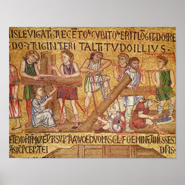 Póster La inundación, del Atrium, detalle del (Frente)