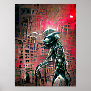 Póster La invasión de Alien