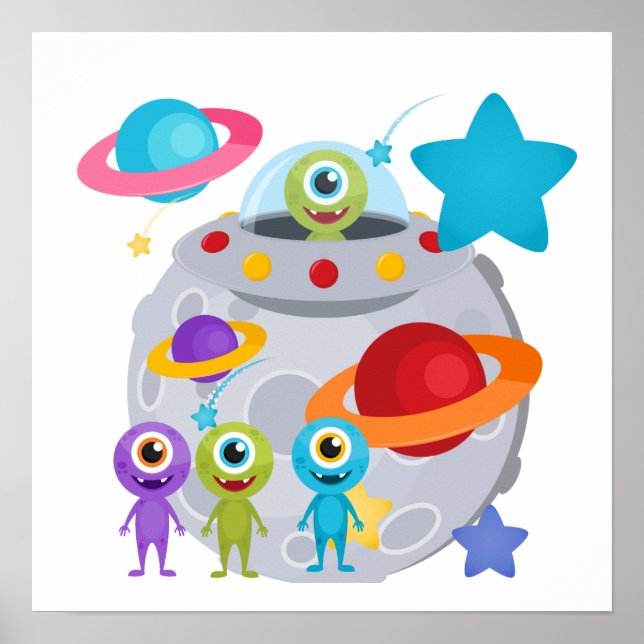 Póster La invasión de Alien (Frente)