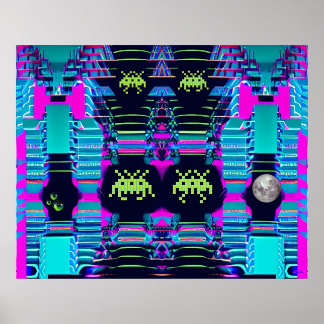 Póster La invasión espacial de los reyes arancelarios (Frente)