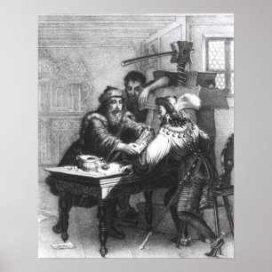 Póster La invención de la impresión, 1827