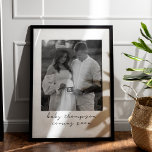 Póster La Invitación del embarazo pronto se acabará el ul<br><div class="desc">Anuncie la alegre noticia de su creciente familia con nuestro adorable poster de ultrasonido de invitación de embarazo, un tributo conmovedor a la emoción y la expectativa de recibir una nueva adición. Ya sea una futura invitación de bebé de mamá, una revelación de embarazo para los abuelos, o un gesto...</div>