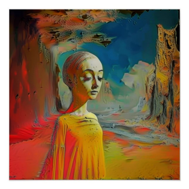 Póster La irrealidad de todo (Anverso)