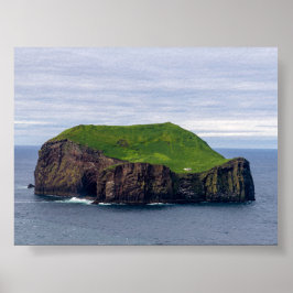 Póster La isla con una casa