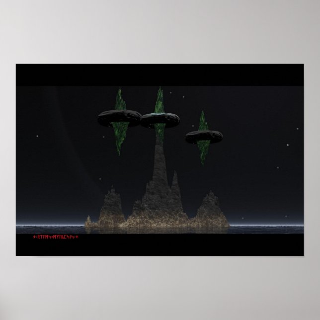 Póster La Isla Esmeralda (Frente)