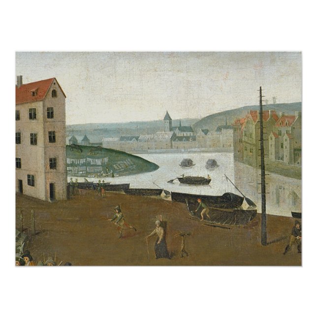 Póster La Isla Notre-Dame 1590-3 (aceite sobre lienzo) (Anverso)