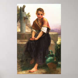 Póster La jarra rota de William-Adolphe Bouguereau