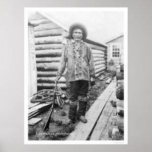 Póster La jefa india Tanana Alaska 1916