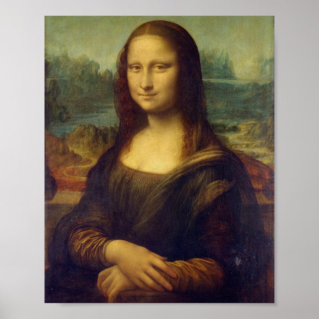 Póster La Joconde - Retrato de Mona Lisa - Léonard de Vi (Frente)