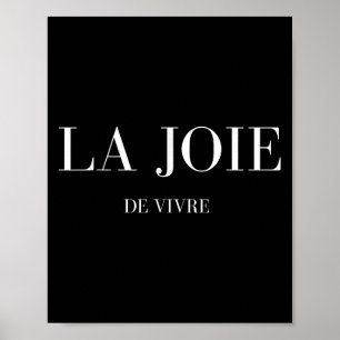 Póster La Joie De Vivre La Alegría De La Vida