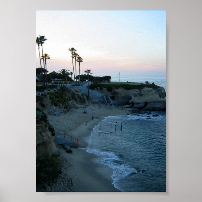 Póster La Jolla Cove Sunset Custom Poster Art Print (Frente)