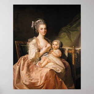 Póster La joven madre, c.1770-80