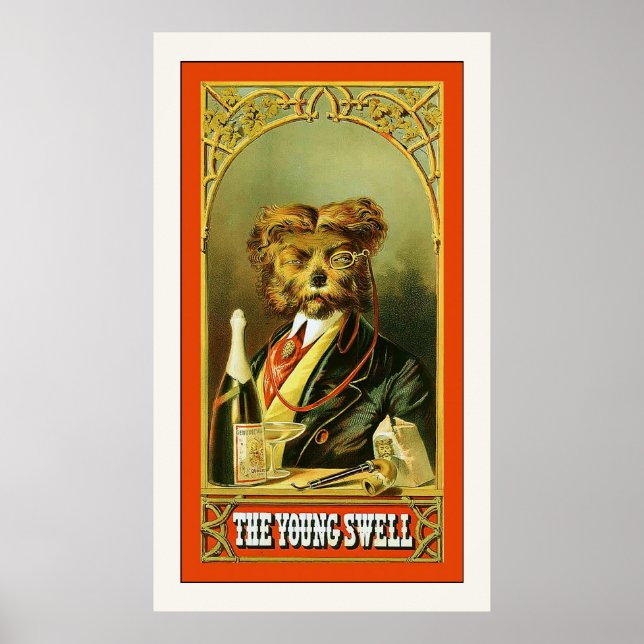 Póster La joven marea ~ la publicidad del tabaco de época (Frente)