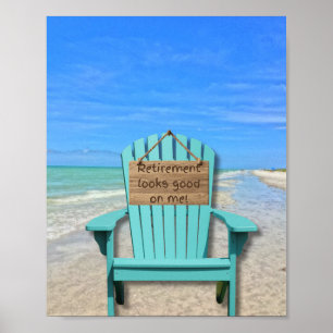 Póster ¡La jubilación me sienta bien! Playa de la Isla Sa