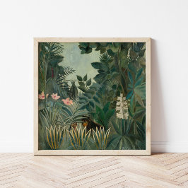 Póster La jungla ecuatorial | Henri Rousseau