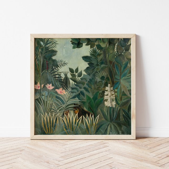 Póster La jungla ecuatorial | Henri Rousseau (Subido por el creador)