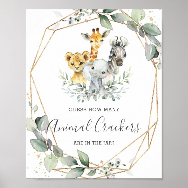 Póster La jungla verde aviva a los agresores de animales  (Frente)