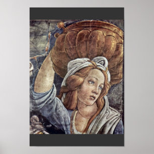 Póster La juventud de Moses, detalle de Botticelli Sandro