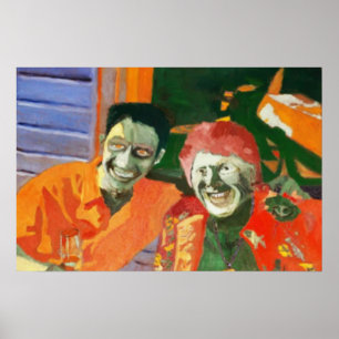 PÓSTER LA JUVENTUD Y LA BELLEZA COMPARTEN UN REÍO