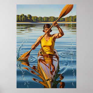 Póster LA KAYAKISTE (Kayaker)