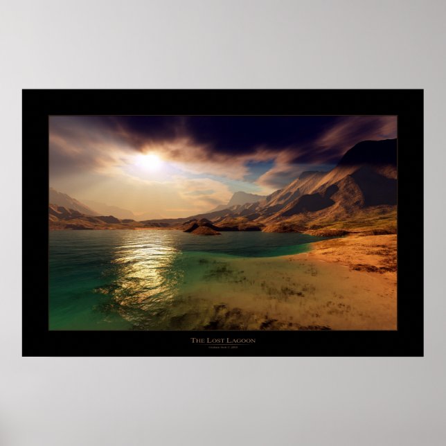 Póster La laguna perdida (Frente)