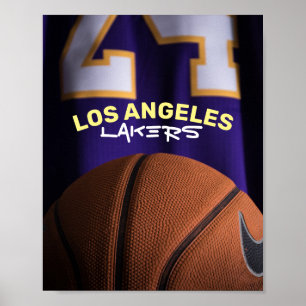 Póster LA Lakers Simple Poster