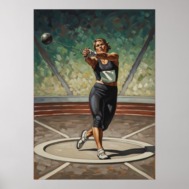 PÓSTER LA LANCIATRICE DEL MARTELLO (Frente)