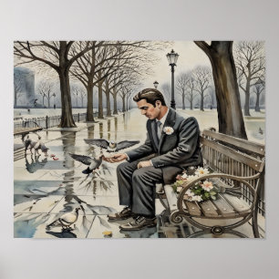 Póster La larga espera