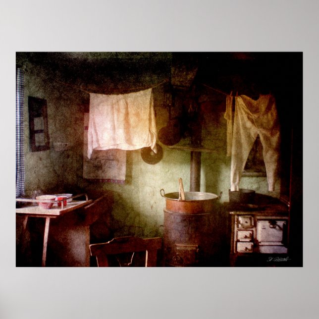 Póster La lavandería (Frente)