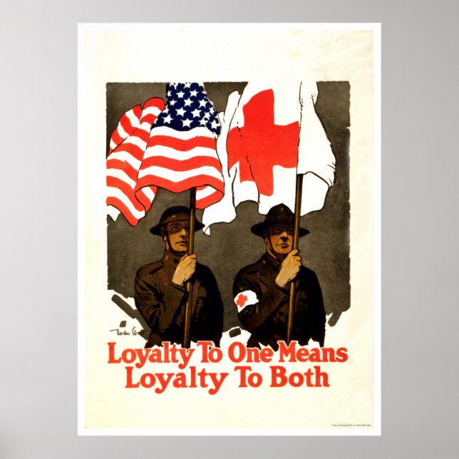 Póster La lealtad a uno significa lealtad a ambos (Frente)