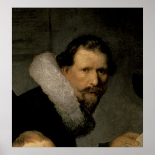 Póster La lección de anatomía del Dr. Nicolaes Tulp, 1632