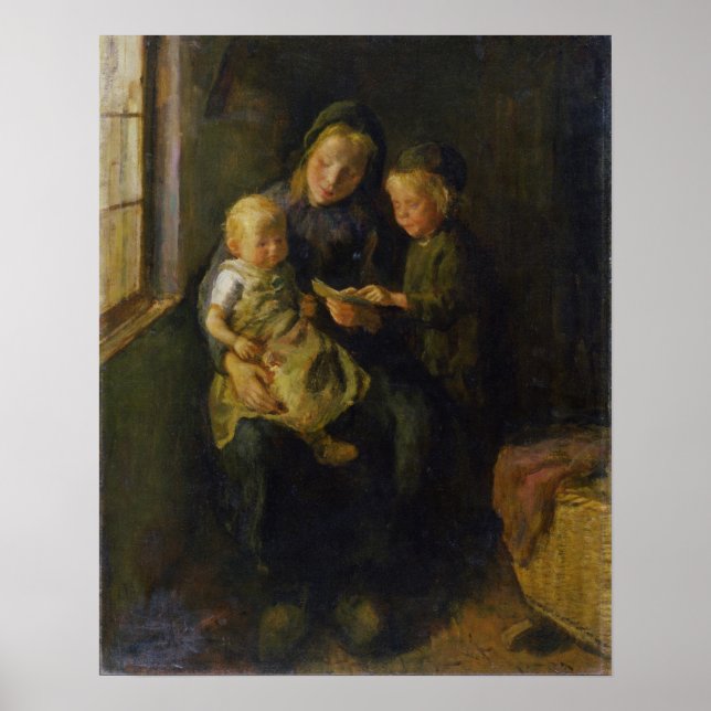 Póster La lección de lectura (Frente)