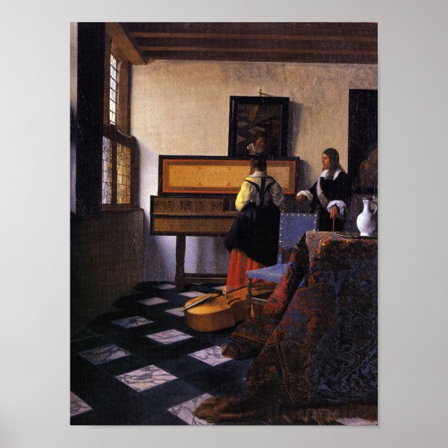 Póster La lección de música (Frente)