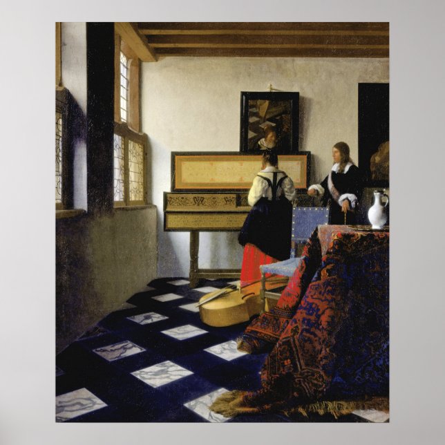 Póster La lección de música (Frente)