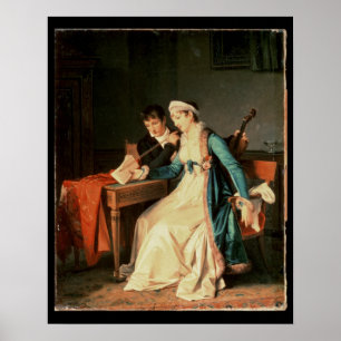 Póster La lección de música, 1790