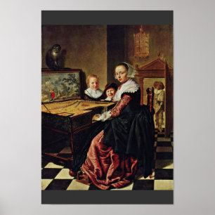 Póster La Lección De Música De Molenaer Jan Miense (Mejor