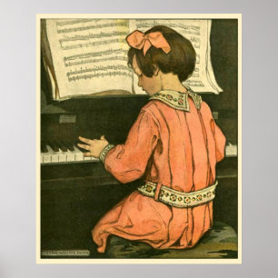 Póster La lección de piano