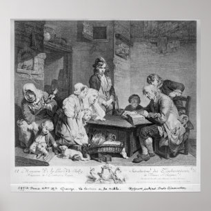 Póster La lectura de la Biblia